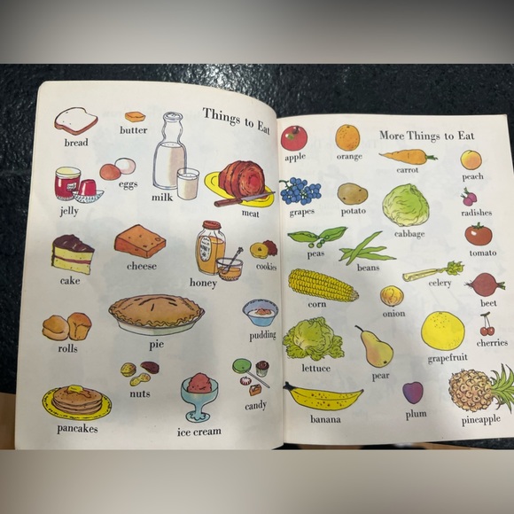 Vintage 1976 Little Golden Book Of Words Children's Book - Picture 7 of 13